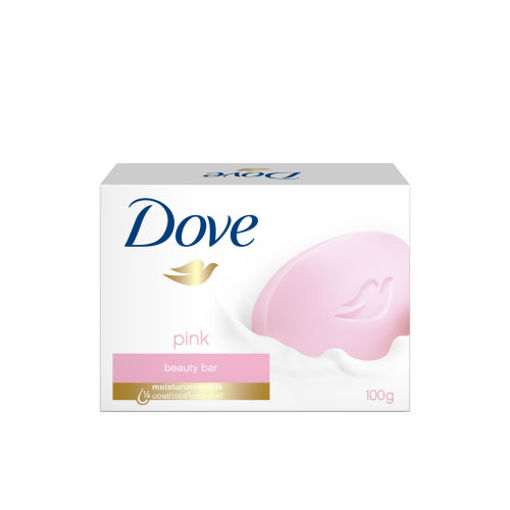 DOVE CREAM BAR PINK 90GR nin resmi