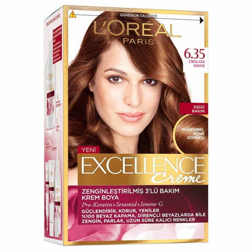 LOREAL EXCELLENCE SAC BOYASI 6,35 CIKOLATA K nin resmi