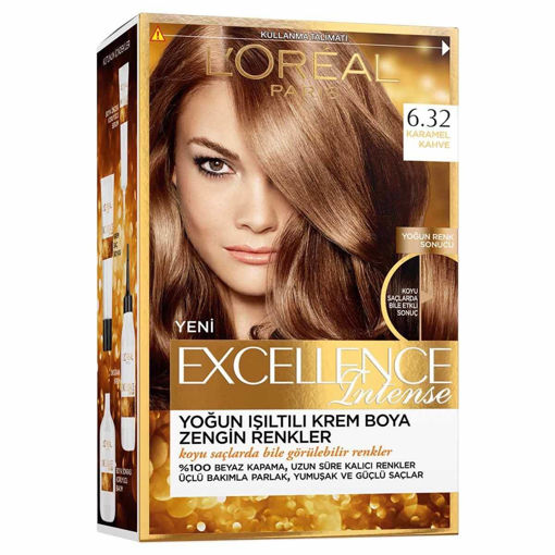 LOREAL EXCELLENCE SAC BOYASI 6.32 KARAMEL KAHVE nin resmi