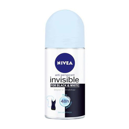 NIVEA ROLL-ON KADIN 50 ML INV B&W CLEAR nin resmi