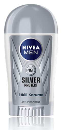 NIVEA STICK ERKEK 50 ML SILVER PROTECT nin resmi