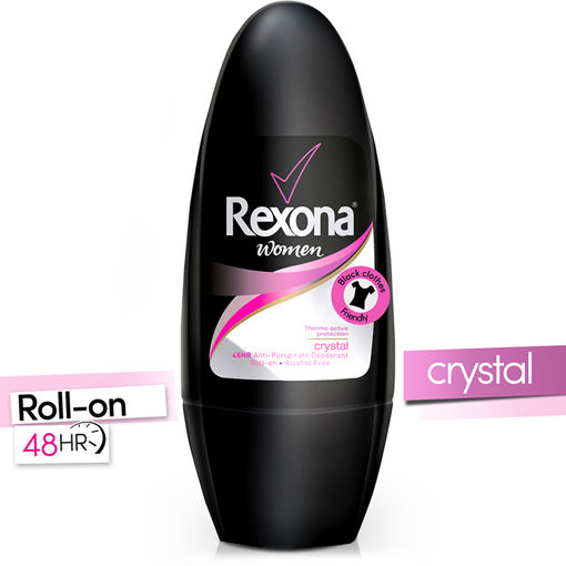 REXONA ROLL ON WOMEN 50ML INVISIBLE BLACK&WHITE nin resmi