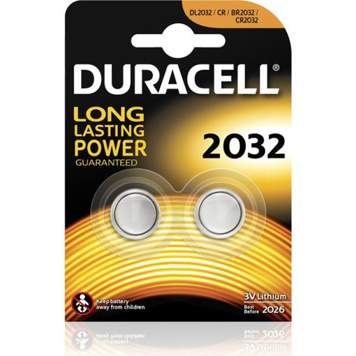 DURACELL 2032 PIL DUGME 3 VOLT 2 LI nin resmi