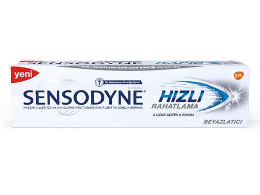 SENSODYNE 75ML D.MACUNU HIZLI RAHATLAMA BEYAZ. nin resmi