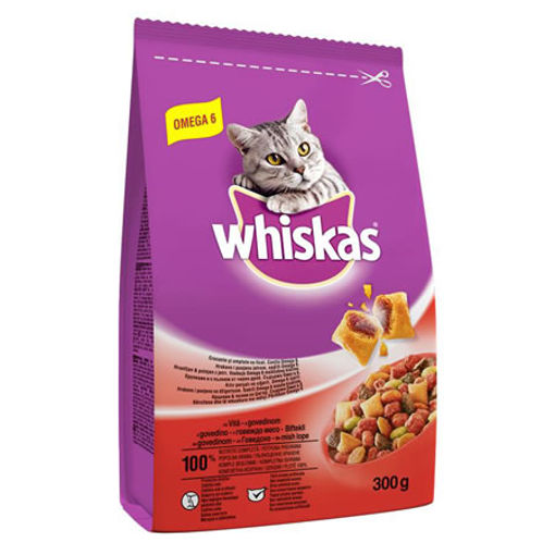 WHISKAS KEDI KURU MAMA 300 GR ERISKIN BİFTEKHAVU nin resmi