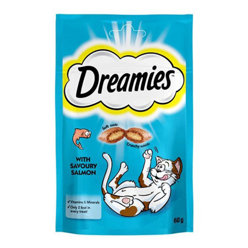 WHISKAS DREAMIES KEDI ODUL MAMASI SOMONLU 60GR nin resmi