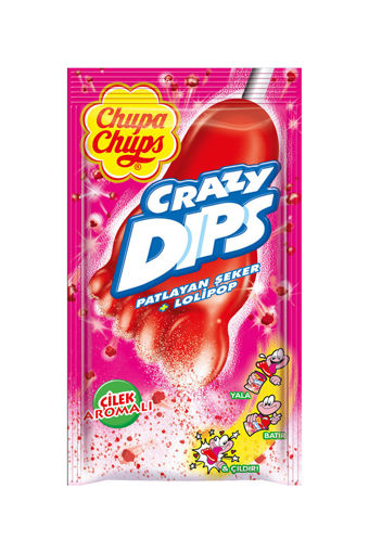 CHUPA 16 GR CHUPS CRAZY DIPS CILEK nin resmi