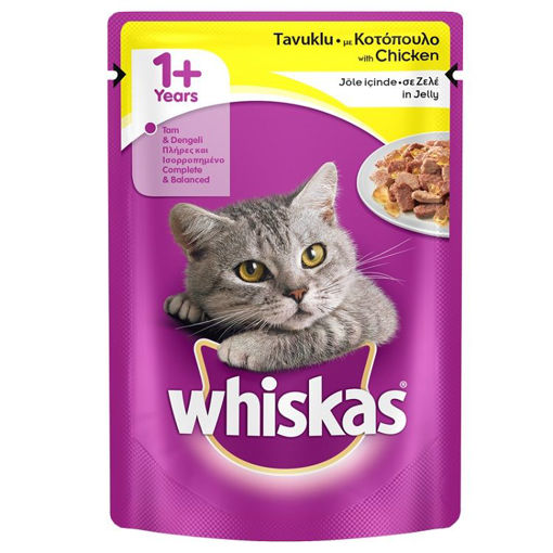 WHISKAS POUCH TAVUK 85 GR nin resmi
