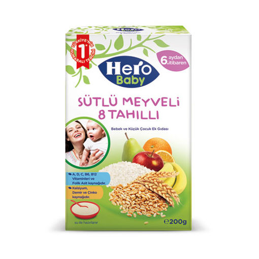 HERO BABY 200 GR SUTLU 8 TAHILLI MEYVELI nin resmi