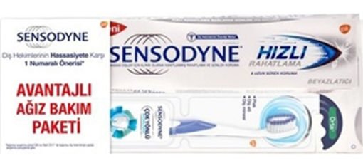 SENSODYNE DIS FIRCASI HIZLI RAHATLAMA 1+1 nin resmi