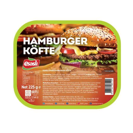 KÖFTEHANE HAMBURGER KOFTE 225 GR nin resmi