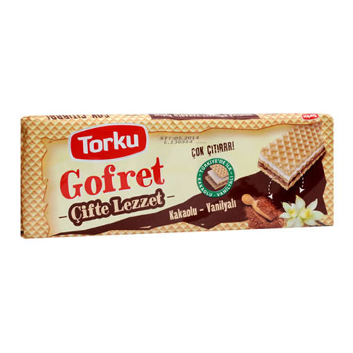 DEL.TORKU 142 GR GOFRET KAKAOLU VANILYALI nin resmi