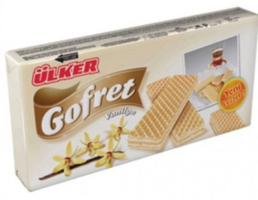 ULKER 220 GR DELUXE GOFRET VANILYALI nin resmi