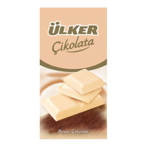 ULKER 70 GR BEYAZ TABLET CIKOLATA nin resmi