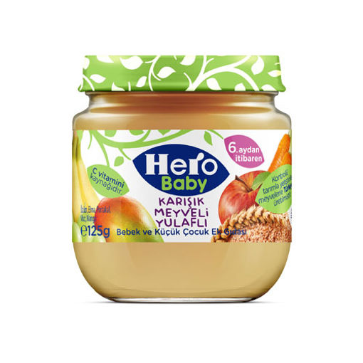 HERO BABY 120 GR KVN.YULAF KARISIK MEYV. nin resmi