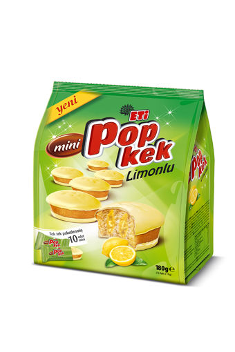 ETI POPKEK MINI LIMONLU 180 GR nin resmi