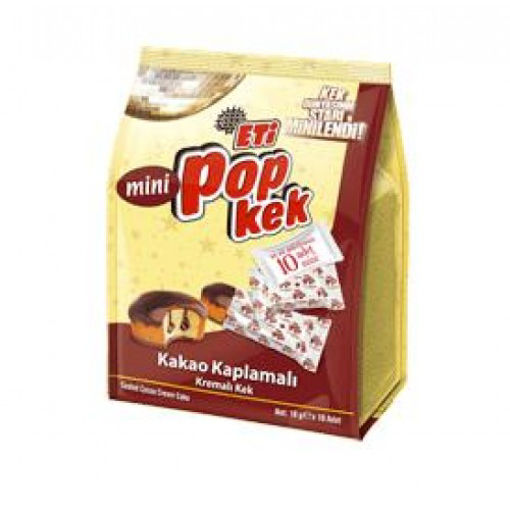 ETI POPKEK MINI KAKAOLU 180 GR nin resmi