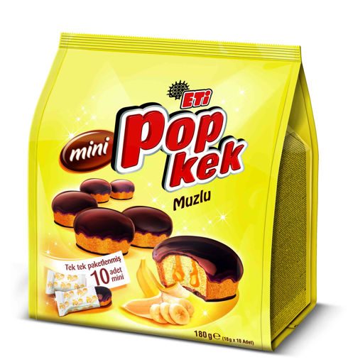 ETI POPKEK MINI MUZLU 180 GR nin resmi