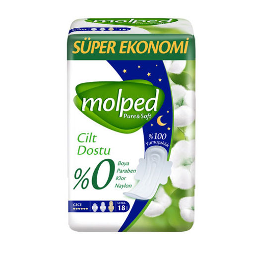 MOLPED PURE & SOFT SUPER GECE EKONOMIK 16'LI nin resmi