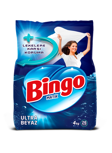 DEL.BINGO MATIK 4 KG ULTRA BEYAZ nin resmi