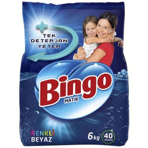 BINGO MATIK 6 KG RENKLI&BEYAZ nin resmi