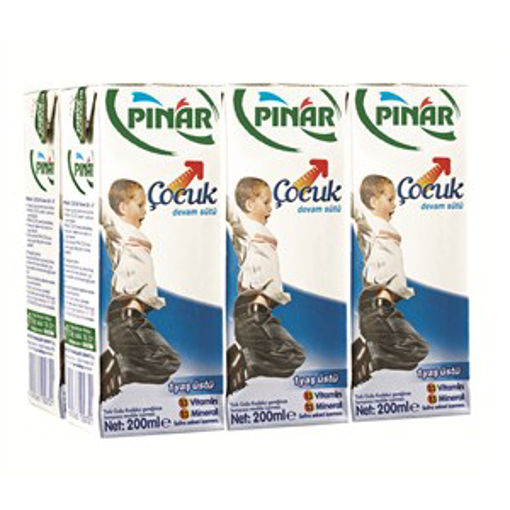 DEL.PINAR SUT COCUK SUTU 6LI 200 ML nin resmi
