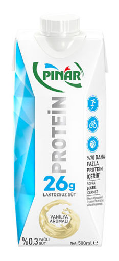PINAR SUT PROTEIN 500ML VANILYALI nin resmi