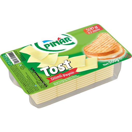 PINAR DILIMLI TOST PEYNIRI 500 GR nin resmi