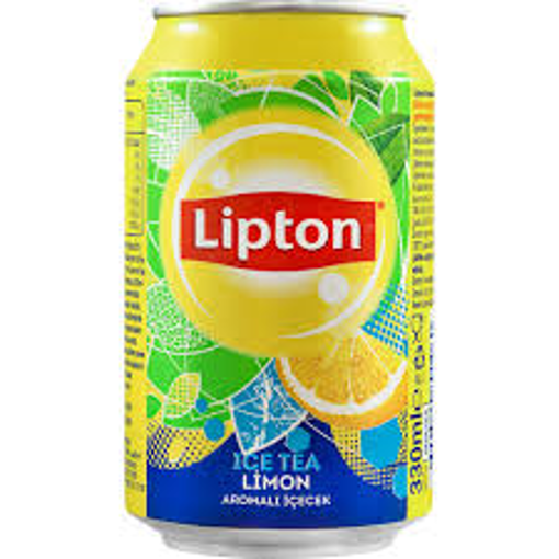 LIPTON ICE TEA 330 ML LIMON KUTU nin resmi