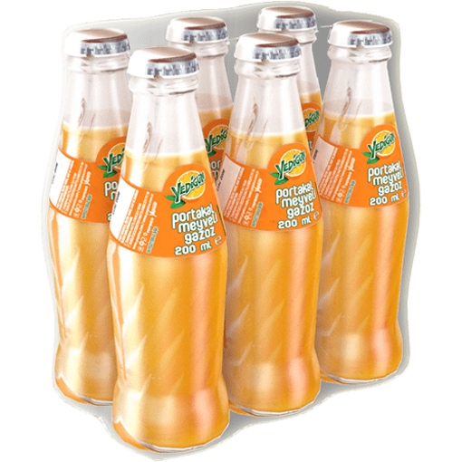 DEL.YEDIGUN 6*200 ML PORTAKAL CAM nin resmi