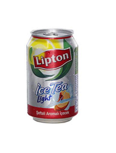 LIPTON ICE TEA 330 ML SEFTALI LIGHT KUTU nin resmi
