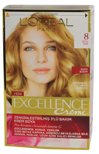 LOREAL EXCELLENCE SAC BOYASI 8,00 KOYU SARI nin resmi