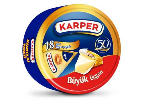 KARPER 18 PORSIYON PEYNIR 324 GR MULTIPACK nin resmi