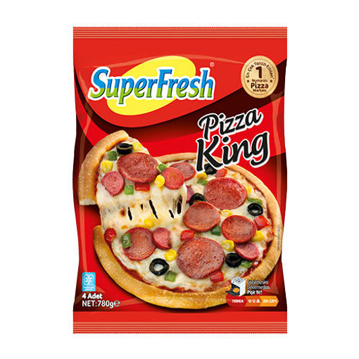 S.FRESH 780 GR PİZZA KİNG 4 LÜ nin resmi