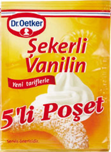 DR OETKER SEKERLI VANILIN 5 LI nin resmi