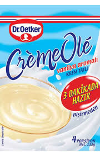 DR OETKER CREM OLE VANILYALI 110 GR nin resmi