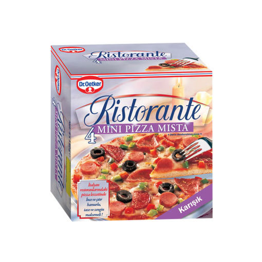 DR.OETKER PİZZA 4X140 GR RİSTORANTE MİNİ MİSTA KAR nin resmi