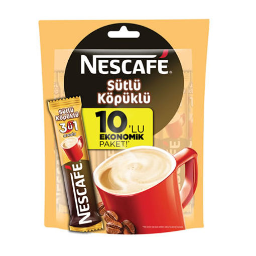 NESCAFE 3 U 1 ARADA 10 LU SUTLU KOPUKLU nin resmi