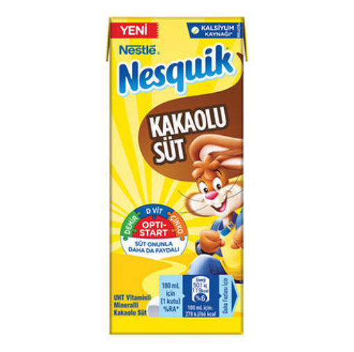 NESTLE NESQUIK SUT KAKAOLU 180 ML nin resmi