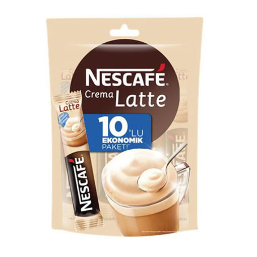 NESCAFE CREMA LATTE 10 LU nin resmi