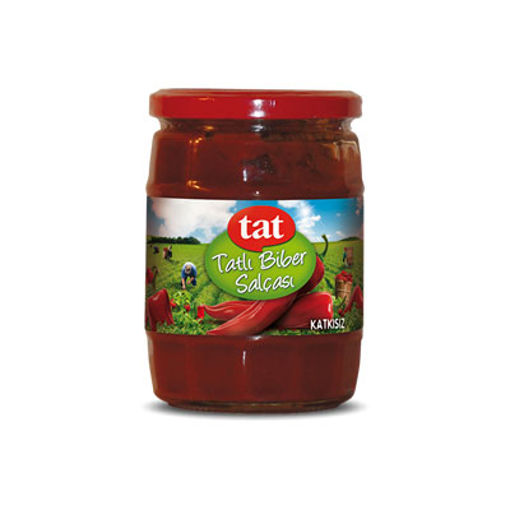 TAT SALCA BIBER TATLI CAM 550 GR nin resmi