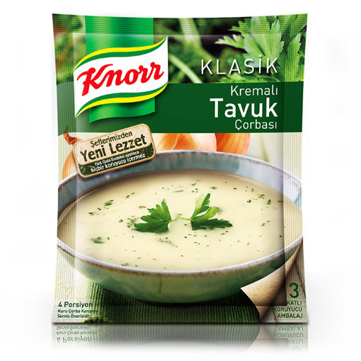 KNORR CORBA KREMALI TAVUK 65 GR nin resmi