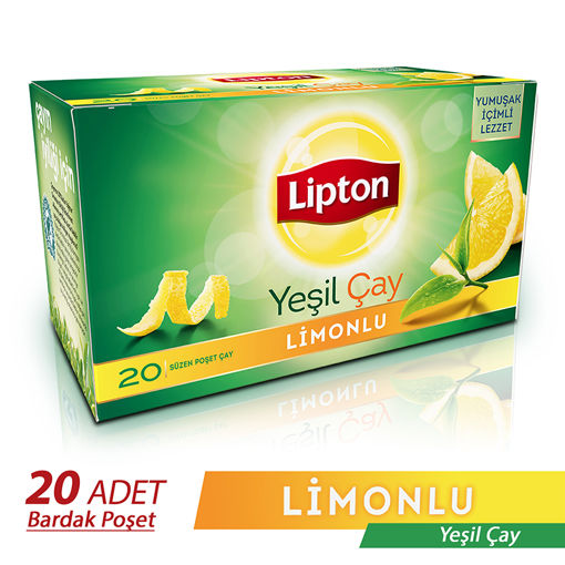 LIPTON TB.YESIL CAY LIMONLU 20LI nin resmi