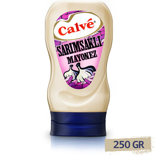CALVE SOS SARIMSAKLI MAYONEZ 245GR nin resmi