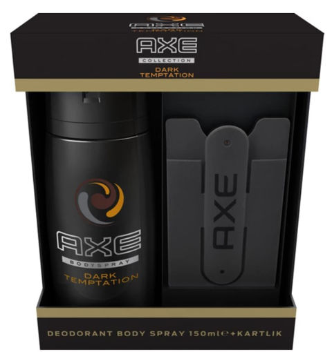 DEL.AXE DEO DARK 150 ML+CLEAR SAMPUAN 180 ML nin resmi