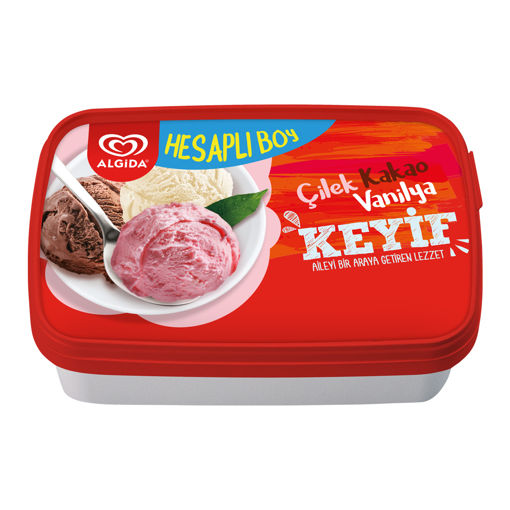ALGIDA KEYIF FISTIK VANILYA KAKAO 1400ML nin resmi