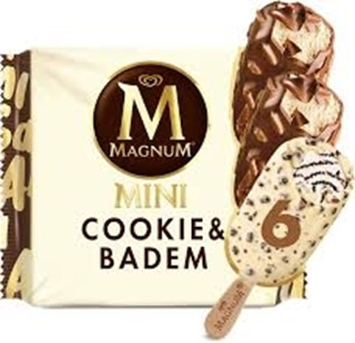 MAGNUM MINI COOKIE&BADEM 345 ML nin resmi