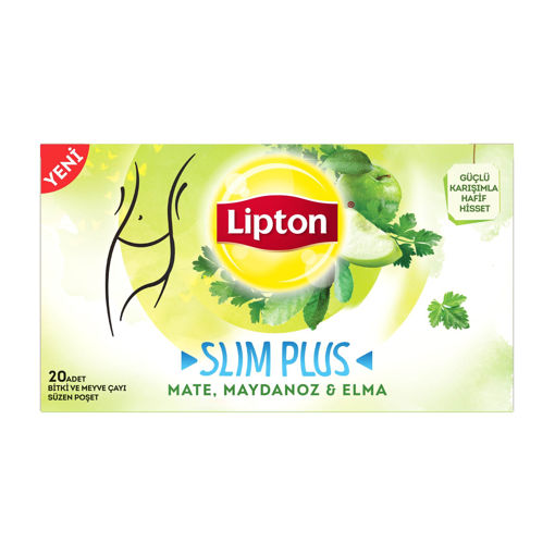 LIPTON 20 LI SLIM PLUS MAYDONOZ & ELMA nin resmi