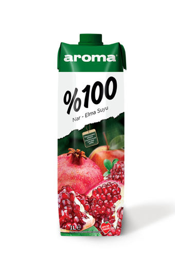 AROMA %100 NAR ELMA SUYU 1 LT nin resmi