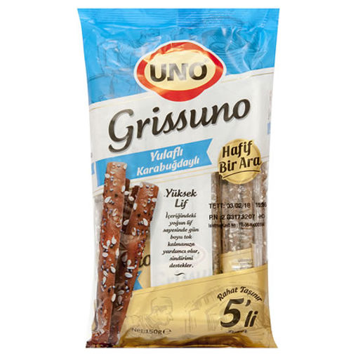 UNO GRİSSUNO YULAFLI KARABUĞDAYLI 150 GR nin resmi